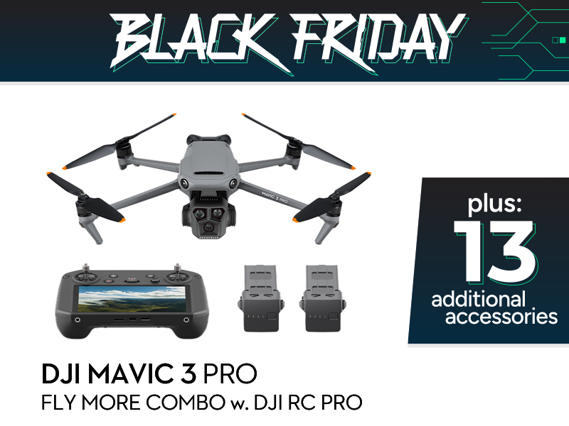 DJI Mavic 3 Pro Black Friday Combo w. DJI RC Pro